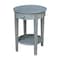 International Concepts Phillips Accent Table with Drawer, Heather Grey-Antique Washed OT105-2128 - alternate 1